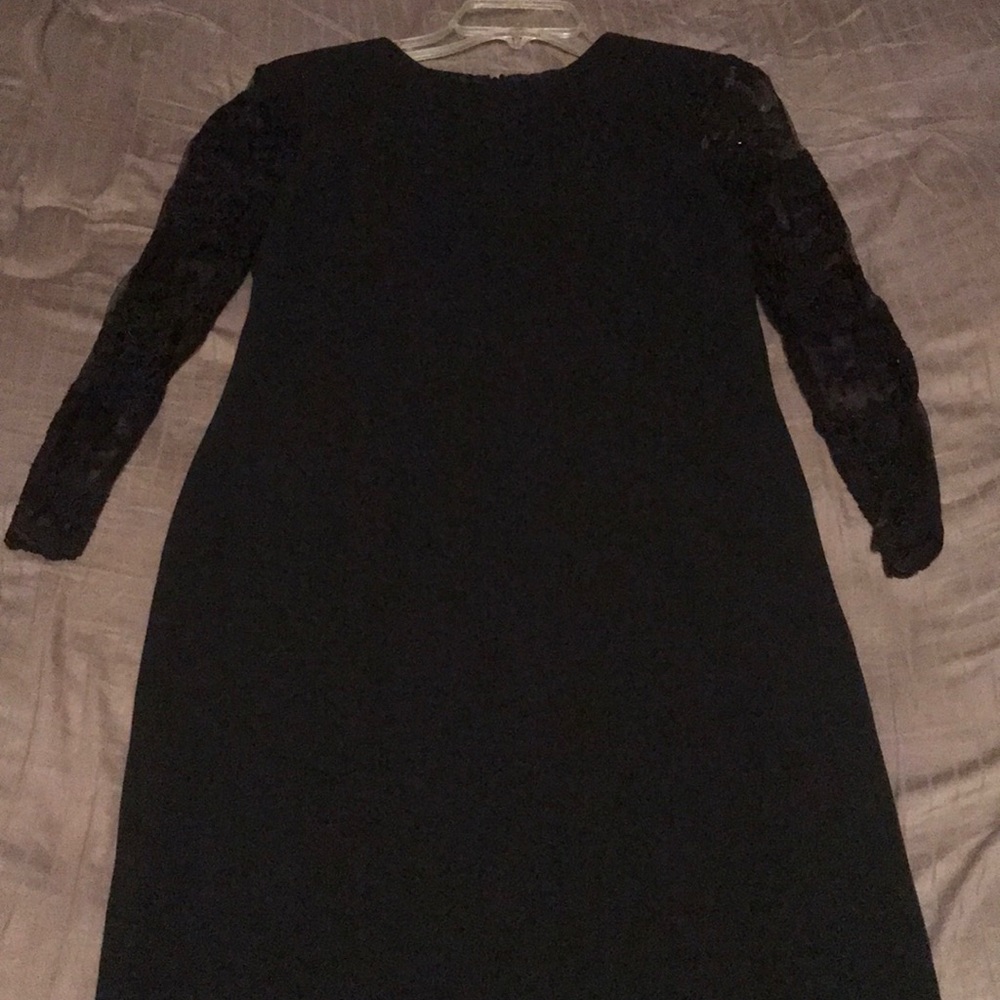 Black long sleeved dress